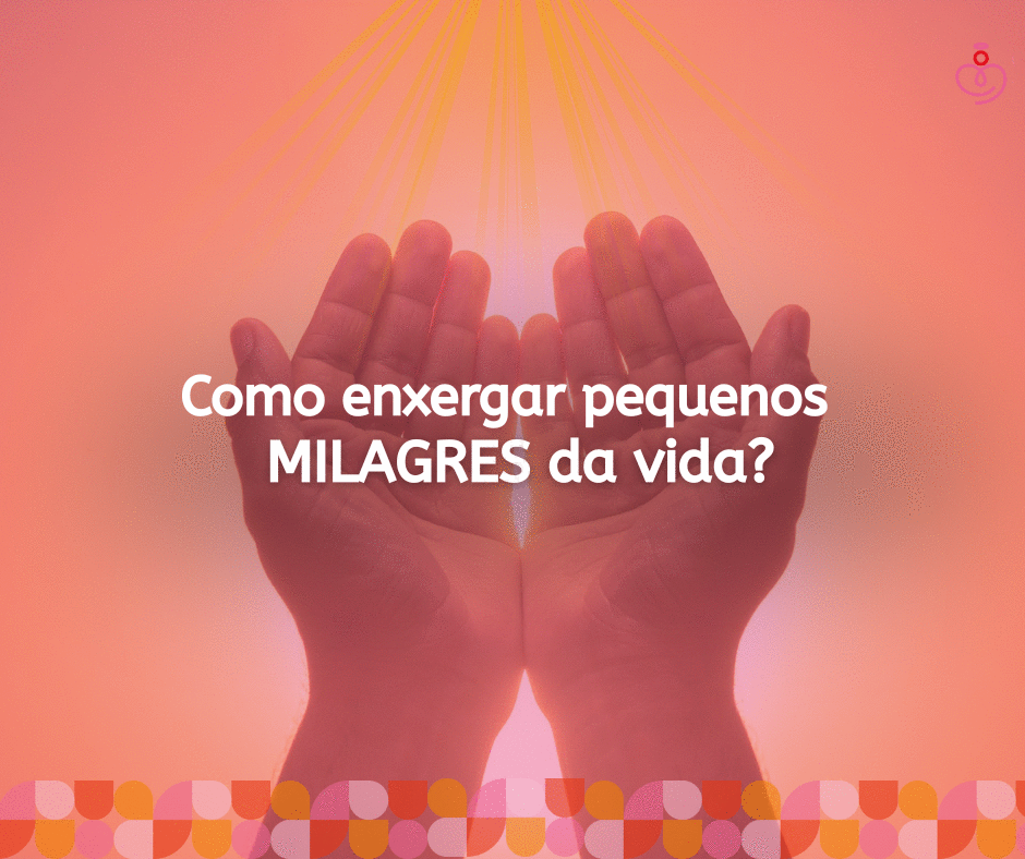 Como enxergar os pequenos MILAGRES da vida?