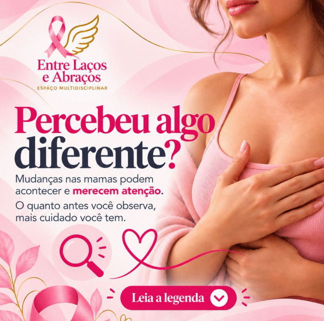 Você já percebeu alguma mudança nas suas mamas e ficou com medo de procurar ajuda?