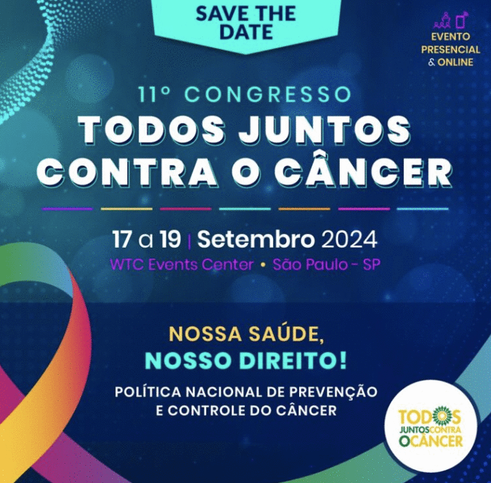 Vem aí o 11º Congresso Todos Juntos Contra o Câncer!