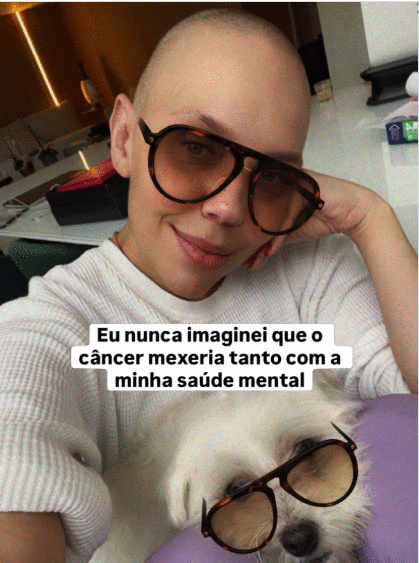 Eu nunca imaginei que o câncer mexeria tanto com a minha saúde mental.